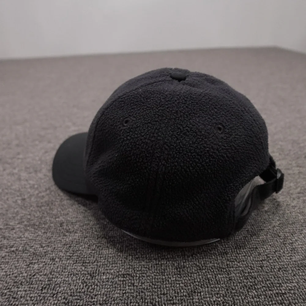 Under Armour Hat Cap Strap Back Mens One Size Black Fleece Baseball Winter